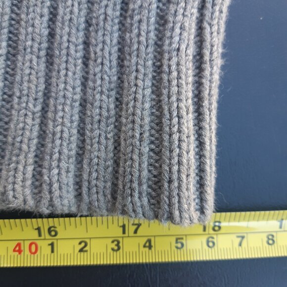 Polo Ralph Lauren SZ M Gray 100% Cotton 2 Button Shawl Collar Men's Sweater - Picture 12 of 14